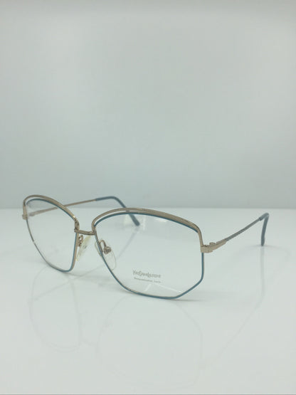 Vintage Saint Laurent YSL 410 Gold Sunglasses - Super Vision Optical