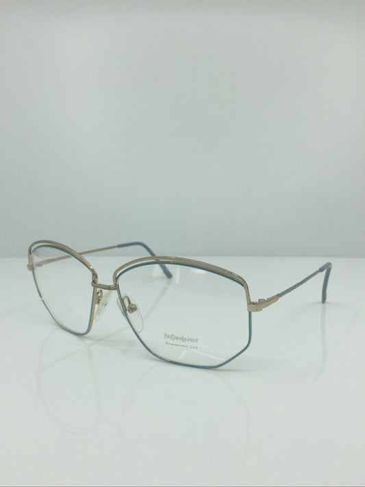 Vintage Saint Laurent YSL 410 Gold Sunglasses - Super Vision Optical