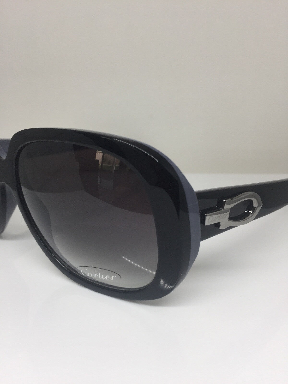 Vintage Cartier T8200711 Black Sunglasses - Super Vision Optical