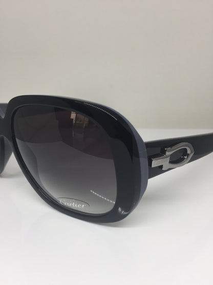 Vintage Cartier T8200711 Black Sunglasses - Super Vision Optical