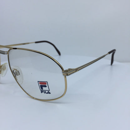 Vintage Fila FILA 6501 Gold Eyeglasses - Super Vision Optical