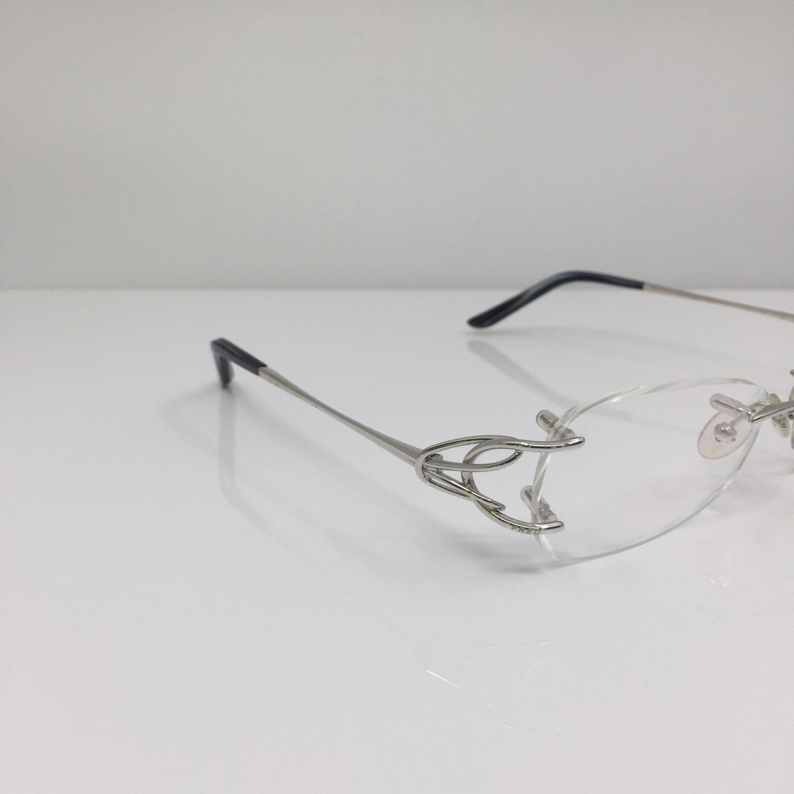 Vintage Fred Lunettes Volute F2 Silver Eyeglasses - Super Vision Optical