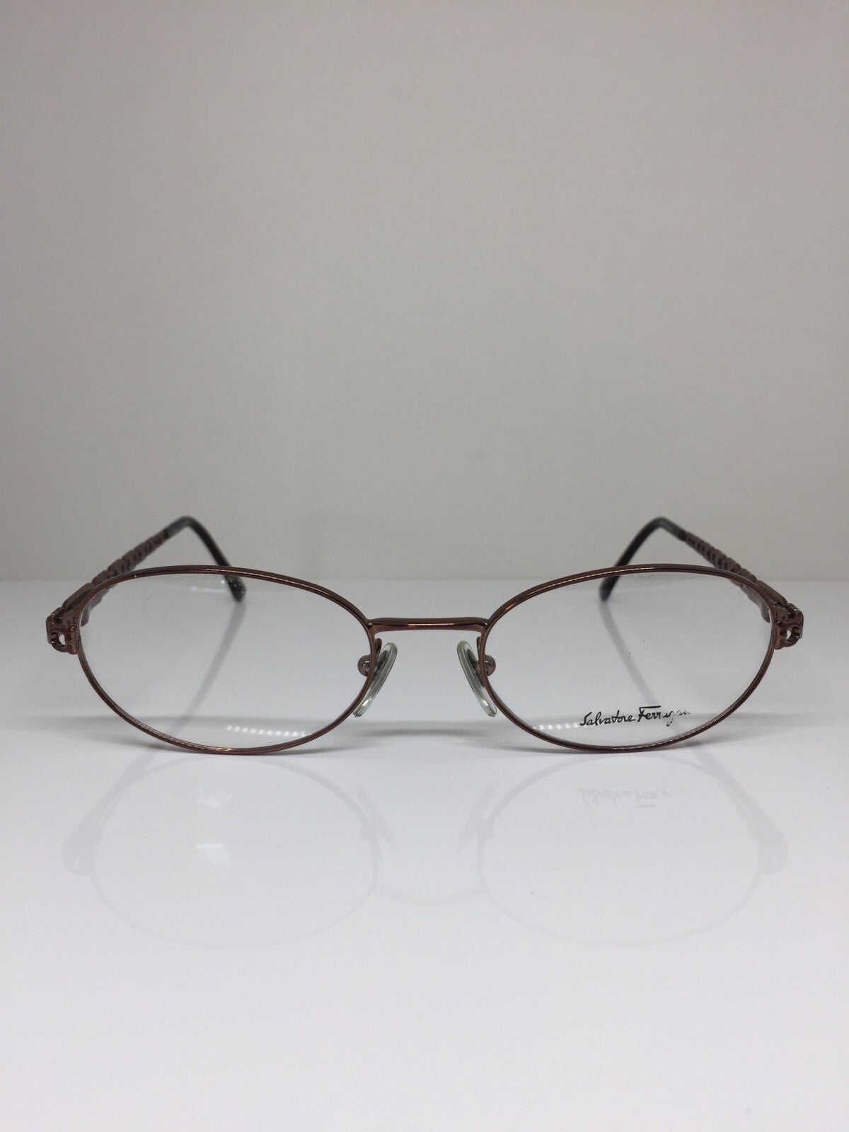 Vintage Salvatore Ferragamo SF 1533 Brown Eyeglasses - Super Vision Optical