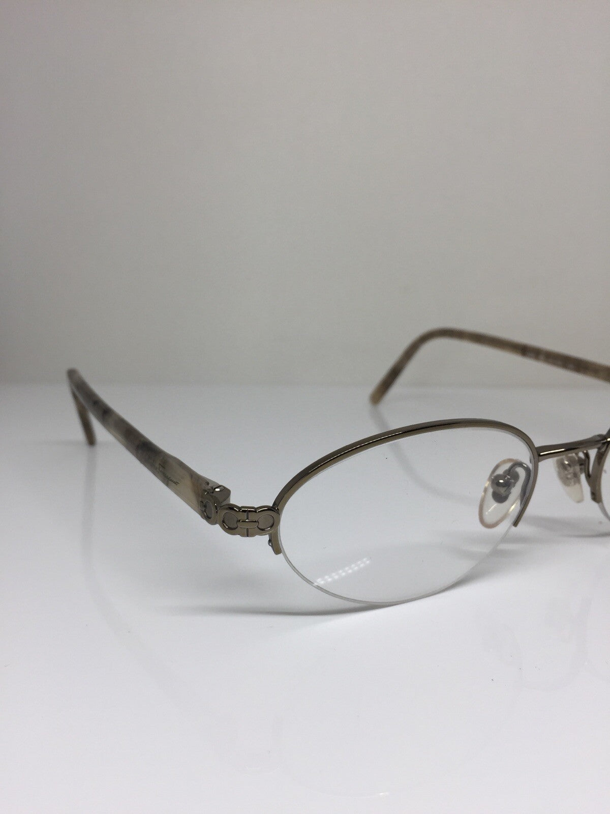 Vintage Salvatore Ferragamo SF 1539 Brown Eyeglasses - Super Vision Optical