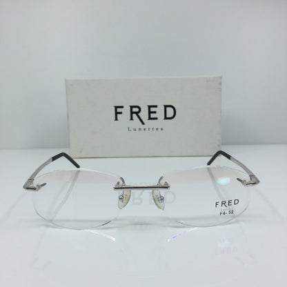 Vintage Fred Lunettes CUT 008 F4 Silver Eyeglasses - Super Vision Optical