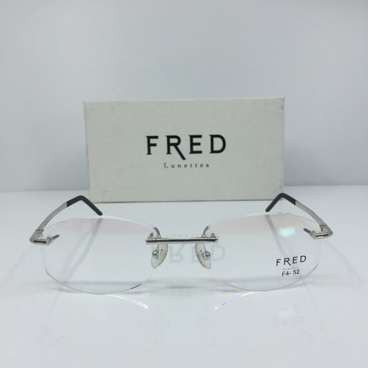 Vintage Fred Lunettes CUT 008 F4 Silver Eyeglasses - Super Vision Optical