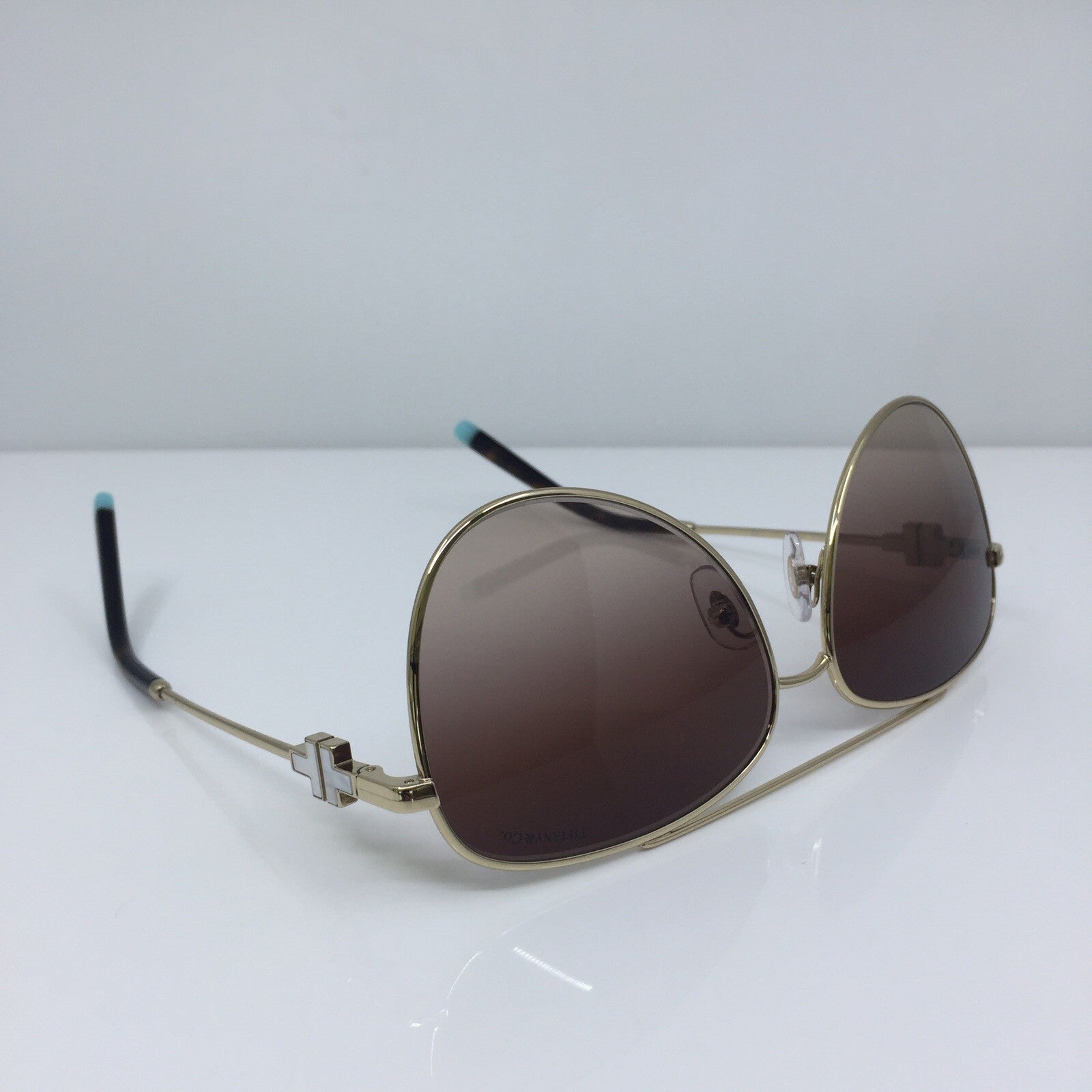 Vintage Tiffany & Co. TF 3080 Gold Sunglasses - Super Vision Optical