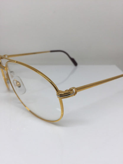 Vintage Cartier Louis Cartier Driver Gold Eyeglasses - Super Vision Optical