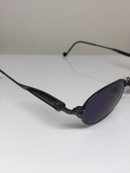 Vintage Jean Paul Gaultier JPG 56-8103 Gunmetal Sunglasses - Super Vision Optical