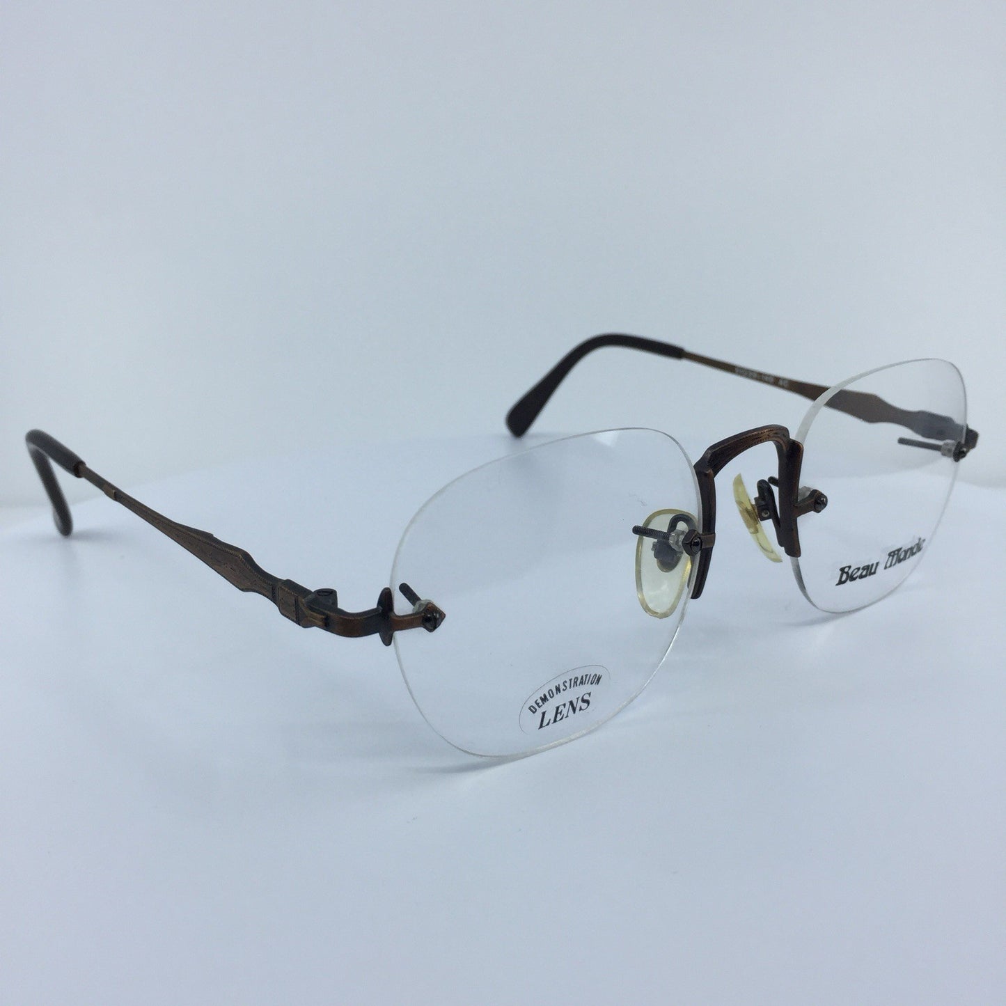 Vintage Beau Monde Collection Westbury Brown Eyeglasses - Super Vision Optical