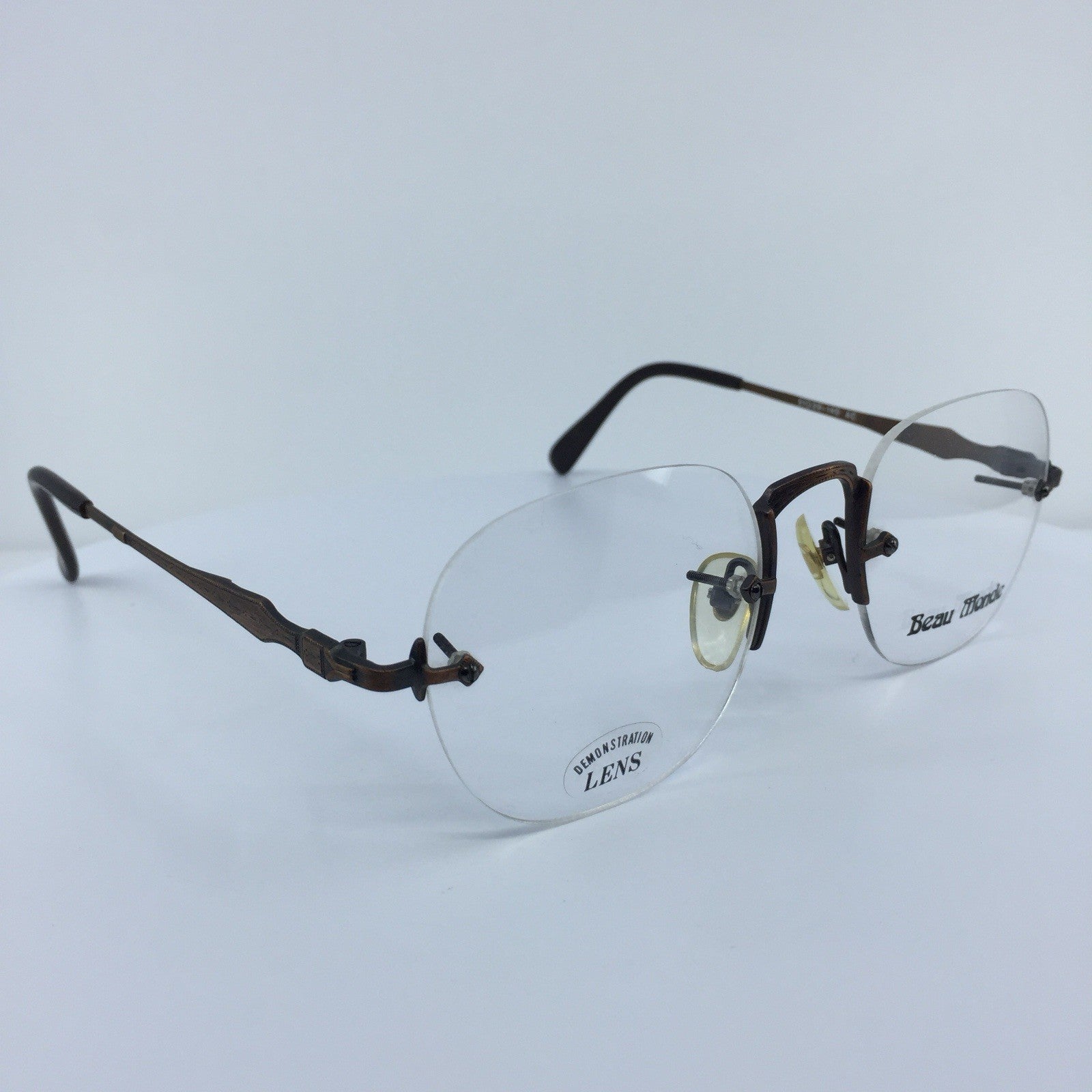 Vintage Beau Monde Collection Westbury Brown Eyeglasses - Super Vision Optical