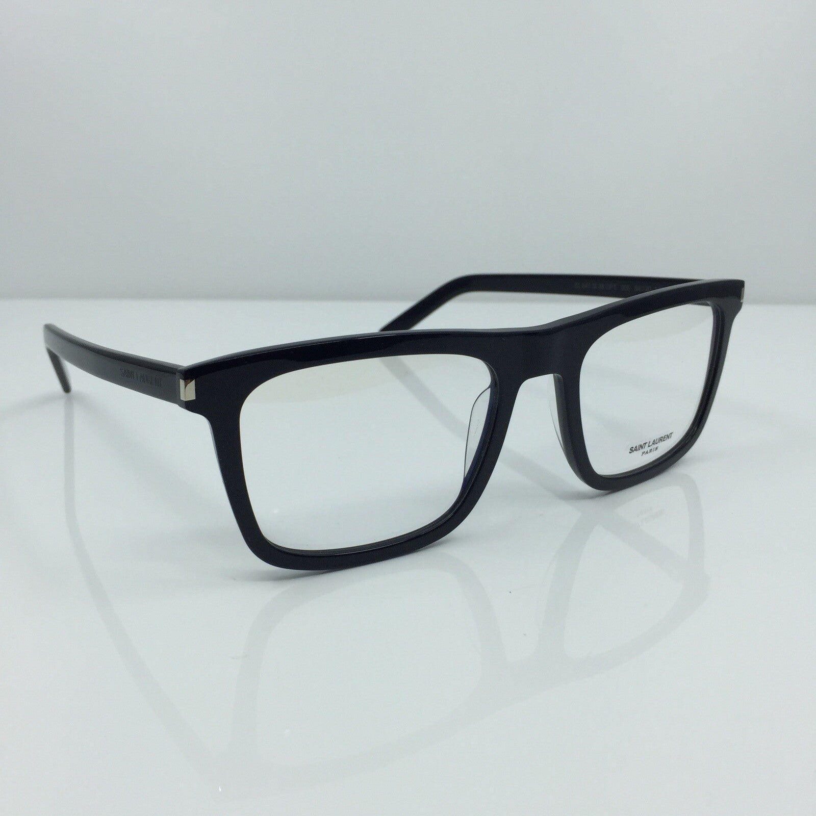 Vintage Yves Saint Laurent Saint Laurent SL 547 SLIM OPT Black Eyeglasses - Super Vision Optical