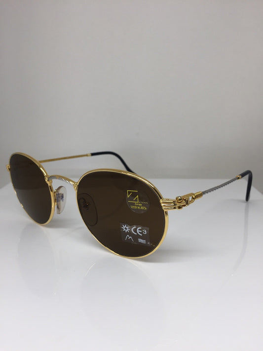 Vintage Fred Lunettes Ouragan Gold Sunglasses - Super Vision Optical