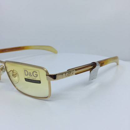 Vintage Dolce & Gabbana DG 2050 Gold Sunglasses - Super Vision Optical