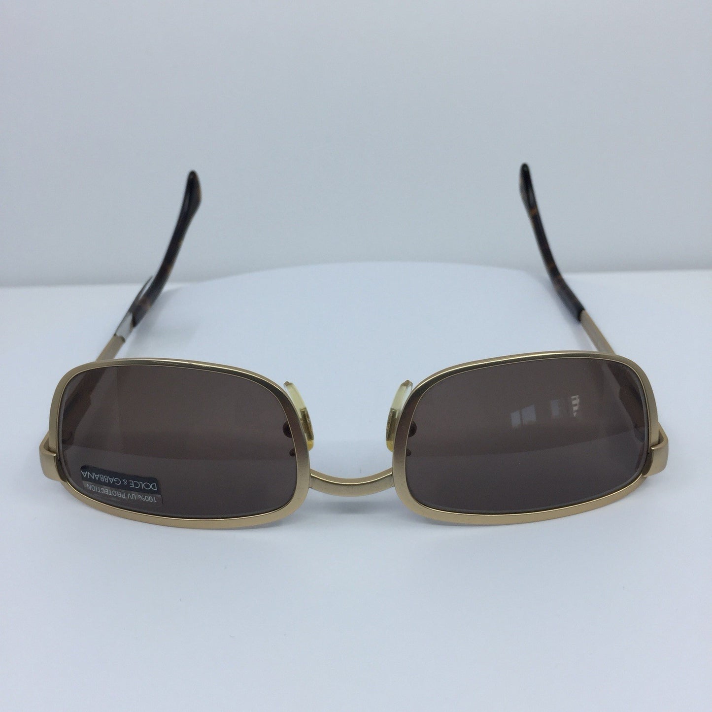 Vintage Dolce & Gabbana DG 320/S Gold Sunglasses - Super Vision Optical