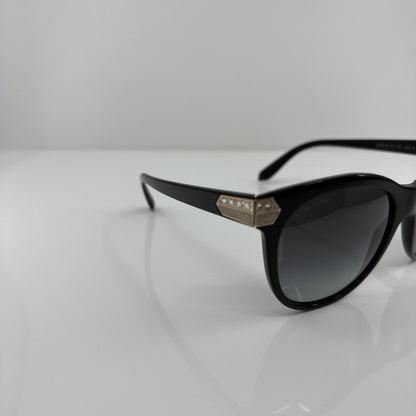 Vintage Bvlgari Bulgari 8185-B Black Sunglasses - Super Vision Optical