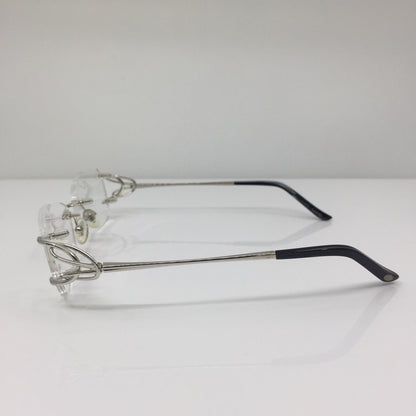 Vintage Fred Lunettes Volute F2 Silver Eyeglasses - Super Vision Optical