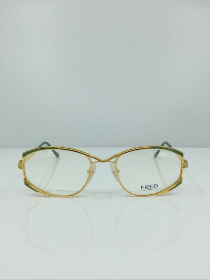 Vintage FRED Lunettes Paris Joyau Gold Sunglasses - Super Vision Optical