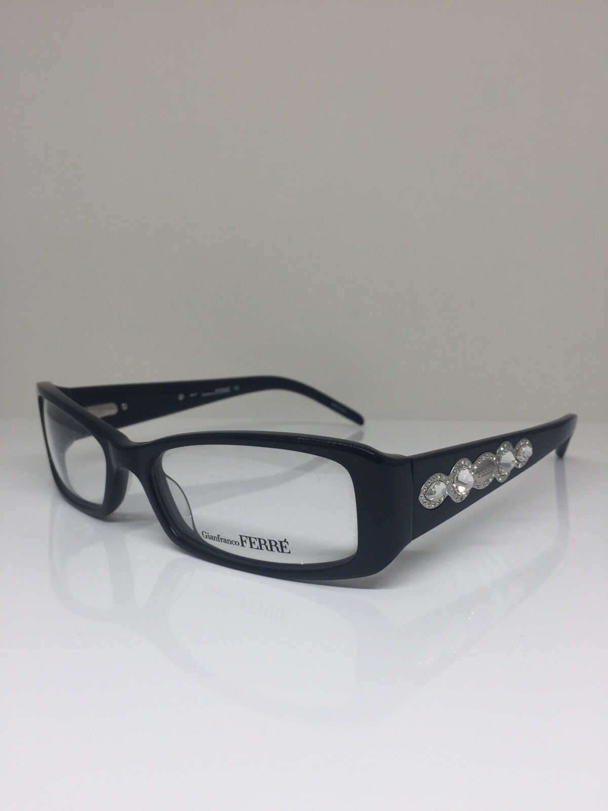 Vintage Gianfranco Ferre GFF 34801 Black Eyeglasses - Super Vision Optical