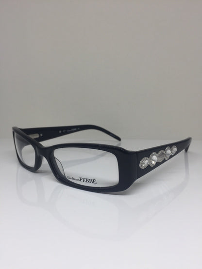 Vintage Gianfranco Ferre GFF 34801 Black Eyeglasses - Super Vision Optical