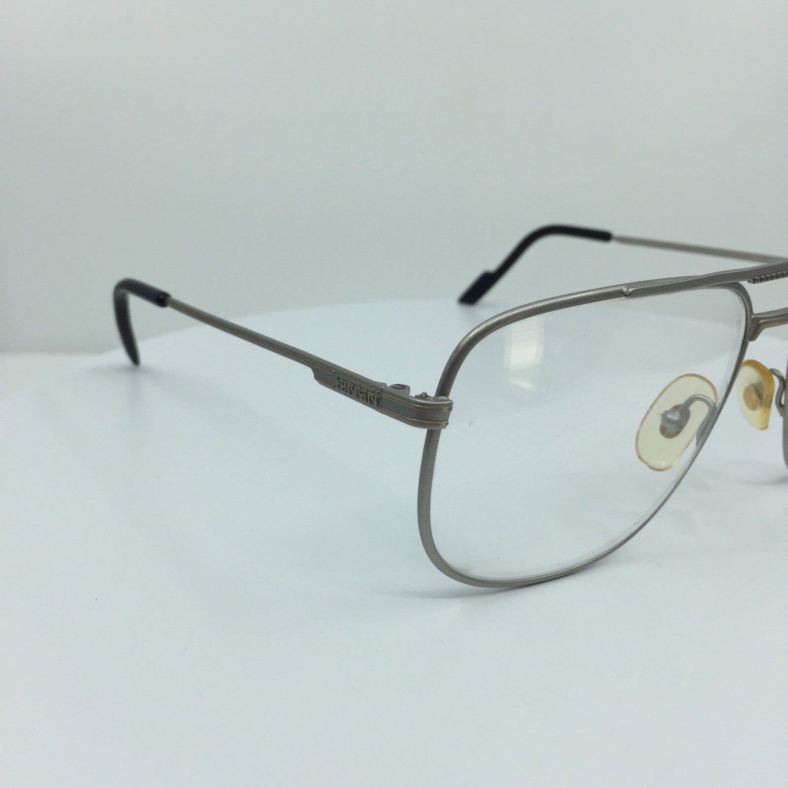 Vintage Ferrari F 26 Silver Eyeglasses - Super Vision Optical