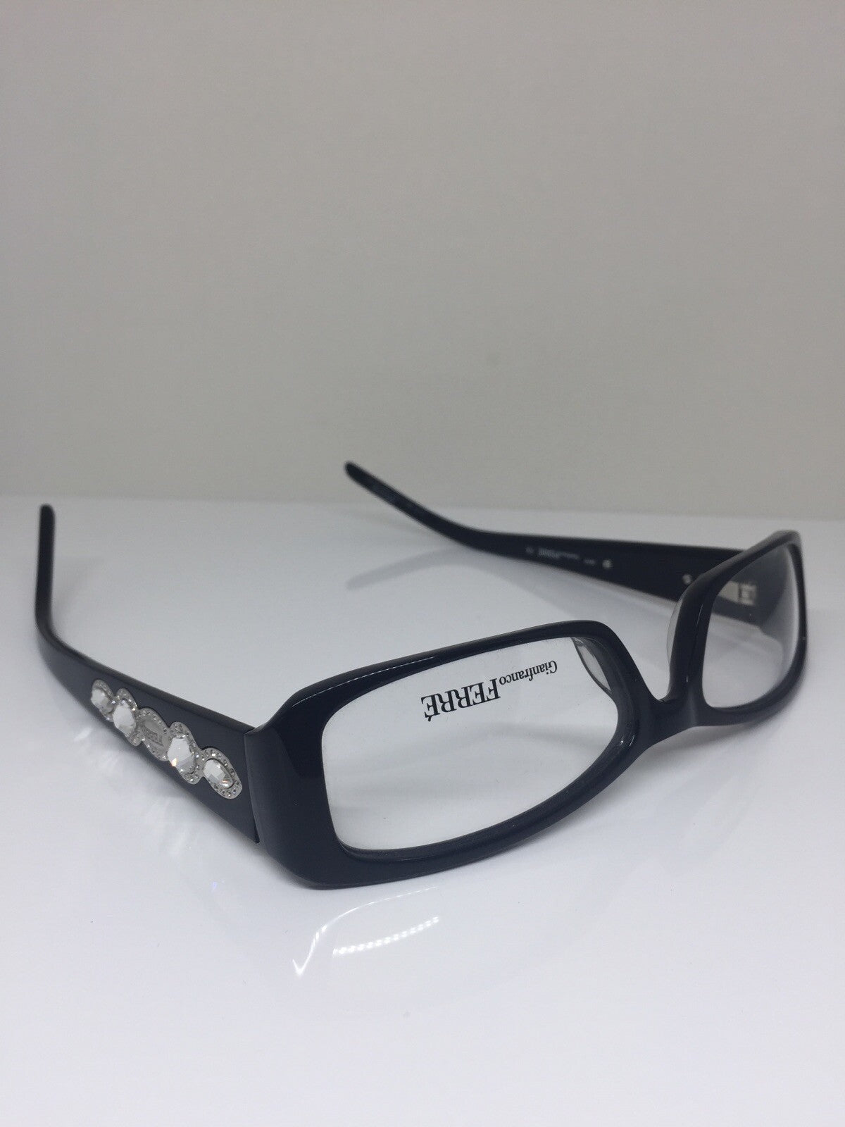 Vintage Gianfranco Ferre GFF 34801 Black Eyeglasses - Super Vision Optical