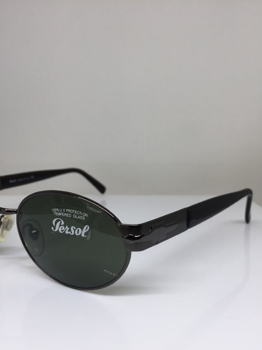 Vintage Persol PE 2058-S Gunmetal Sunglasses - Super Vision Optical