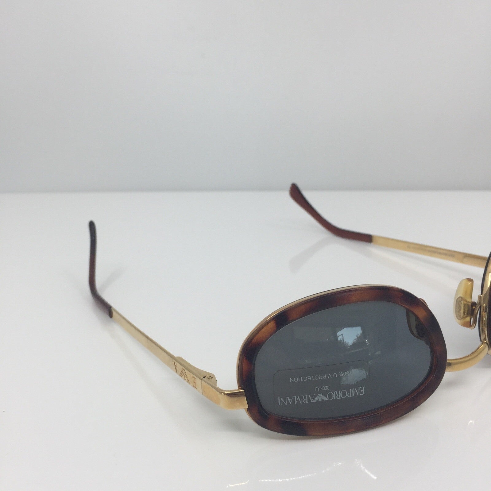 Vintage Emporio Armani EA 084-S Gold Sunglasses - Super Vision Optical
