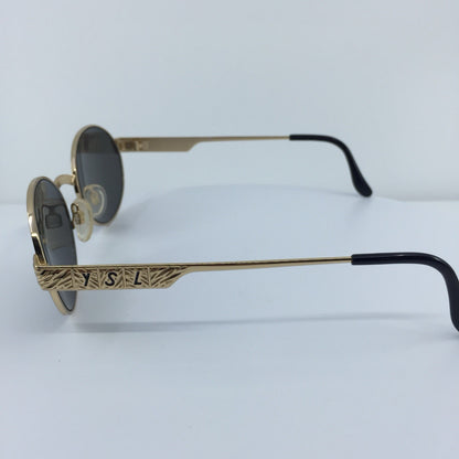Vintage Saint Laurent YSL 6043 Gold Sunglasses - Super Vision Optical