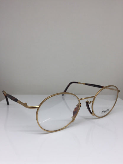 Vintage Hugo Boss HB 4707 Gold Sunglasses - Super Vision Optical