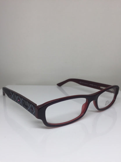 Vintage Christian Dior CD 3084 Red Eyeglasses - Super Vision Optical