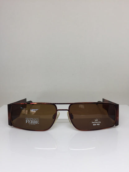Vintage Gianfranco Ferre GFF 102-S Brown Sunglasses - Super Vision Optical