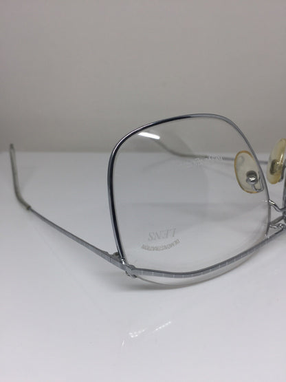 Vintage Saint Laurent YSL 383 Silver Sunglasses - Super Vision Optical