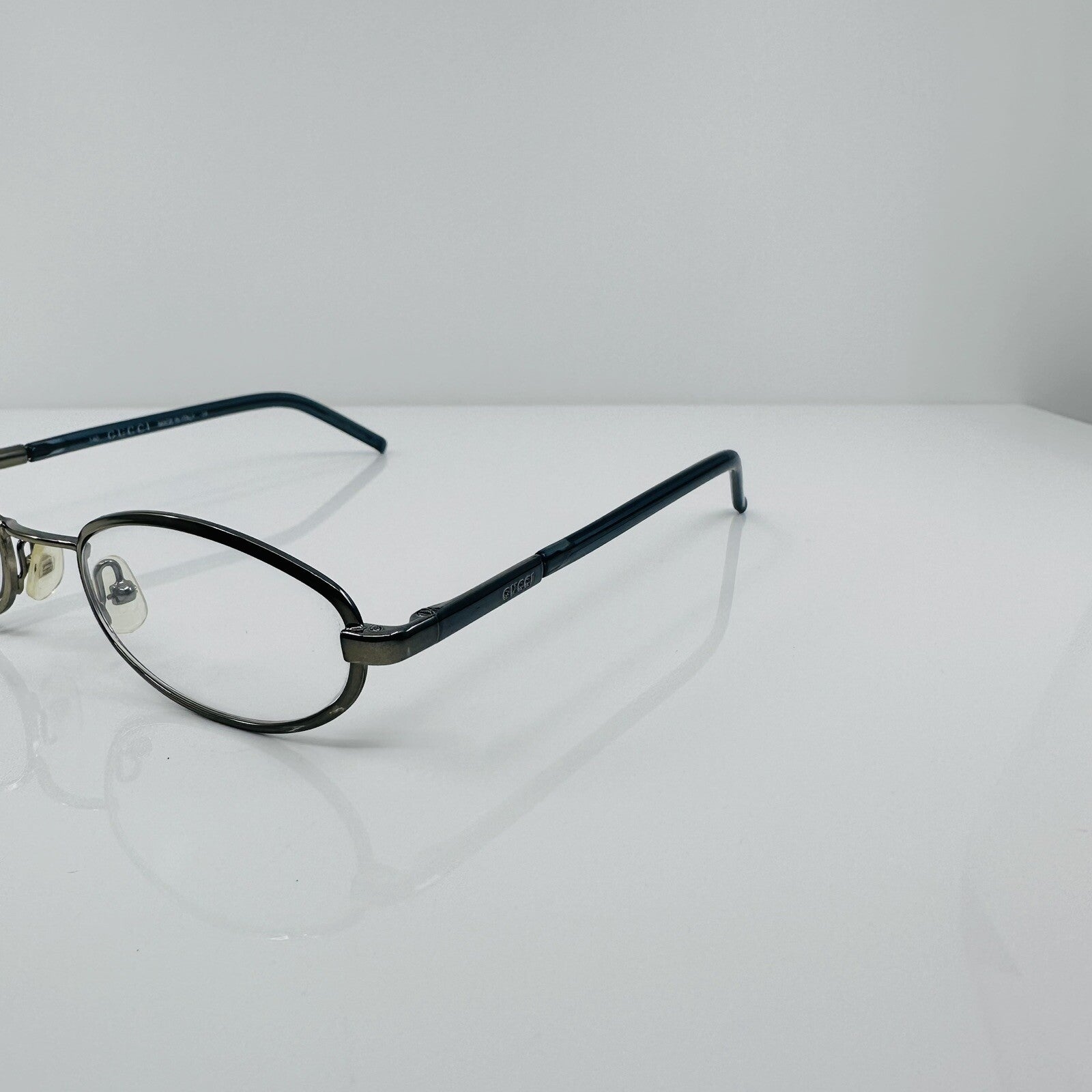 Vintage Gucci GG 1649 Silver Eyeglasses - Super Vision Optical
