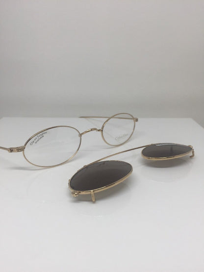 Vintage Calvin Klein Classic Edition C5 Gold Sunglasses - Super Vision Optical