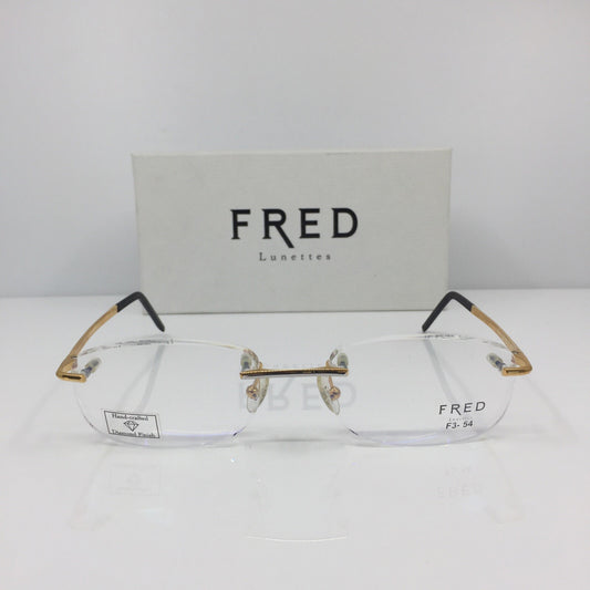 Vintage Fred Lunettes CUT 008 F3 Gold Sunglasses - Super Vision Optical