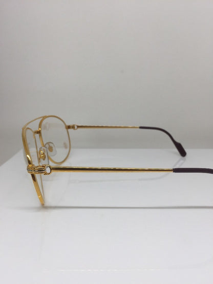 Vintage Cartier Louis Cartier Driver Gold Eyeglasses - Super Vision Optical