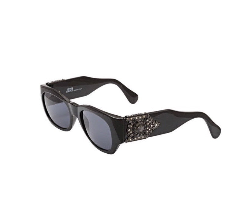 Vintage Versace 413/H Black Sunglasses - Super Vision Optical