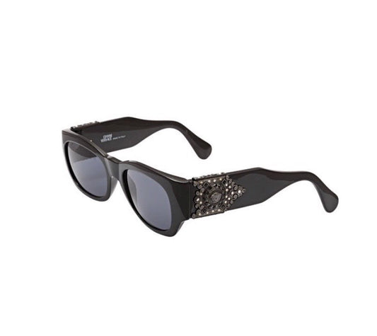 Vintage Versace 413/H Black Sunglasses - Super Vision Optical