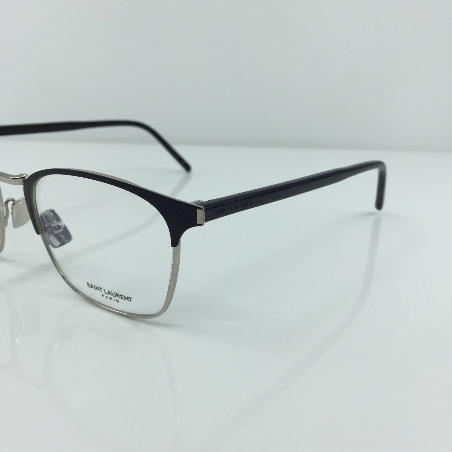 Vintage Saint Laurent SL 224 Silver Eyeglasses - Super Vision Optical