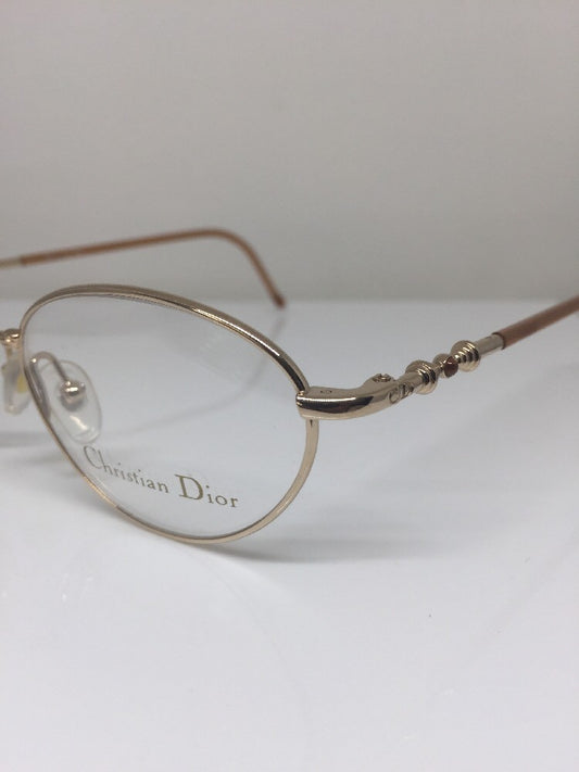 Vintage Christian Dior CD 3536 Gold Sunglasses - Super Vision Optical