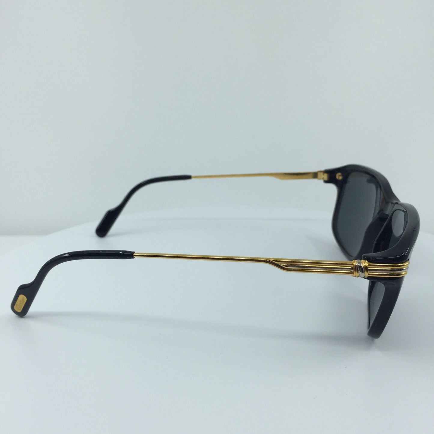 Vintage Cartier T8200189 Black Sunglasses - Super Vision Optical