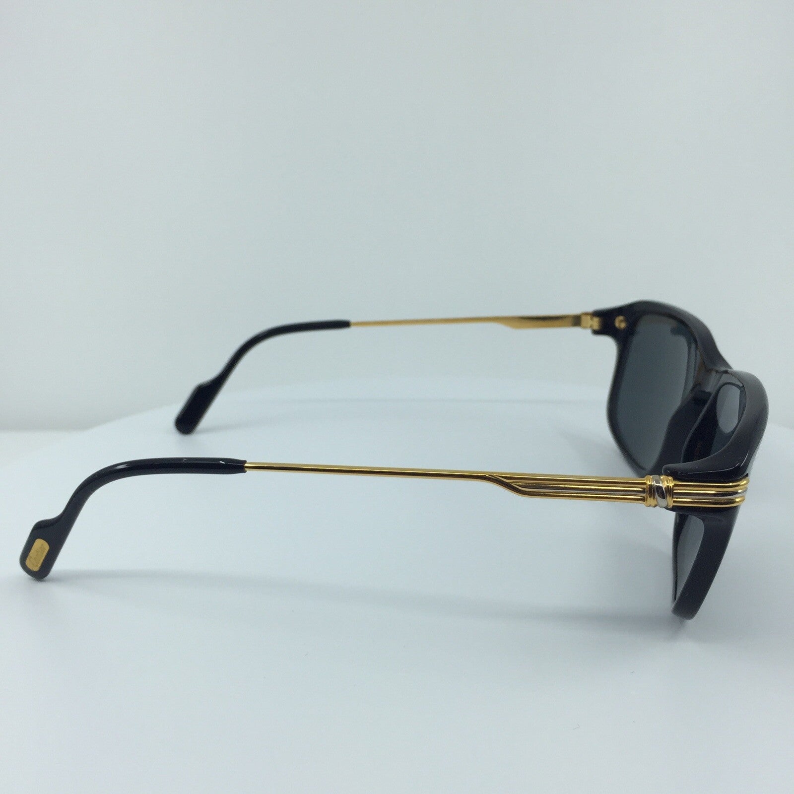 Vintage Cartier T8200189 Black Sunglasses - Super Vision Optical