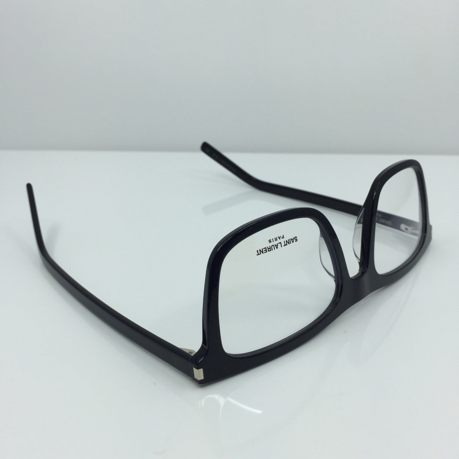 Vintage Yves Saint Laurent Saint Laurent SL 547 SLIM OPT Black Eyeglasses - Super Vision Optical