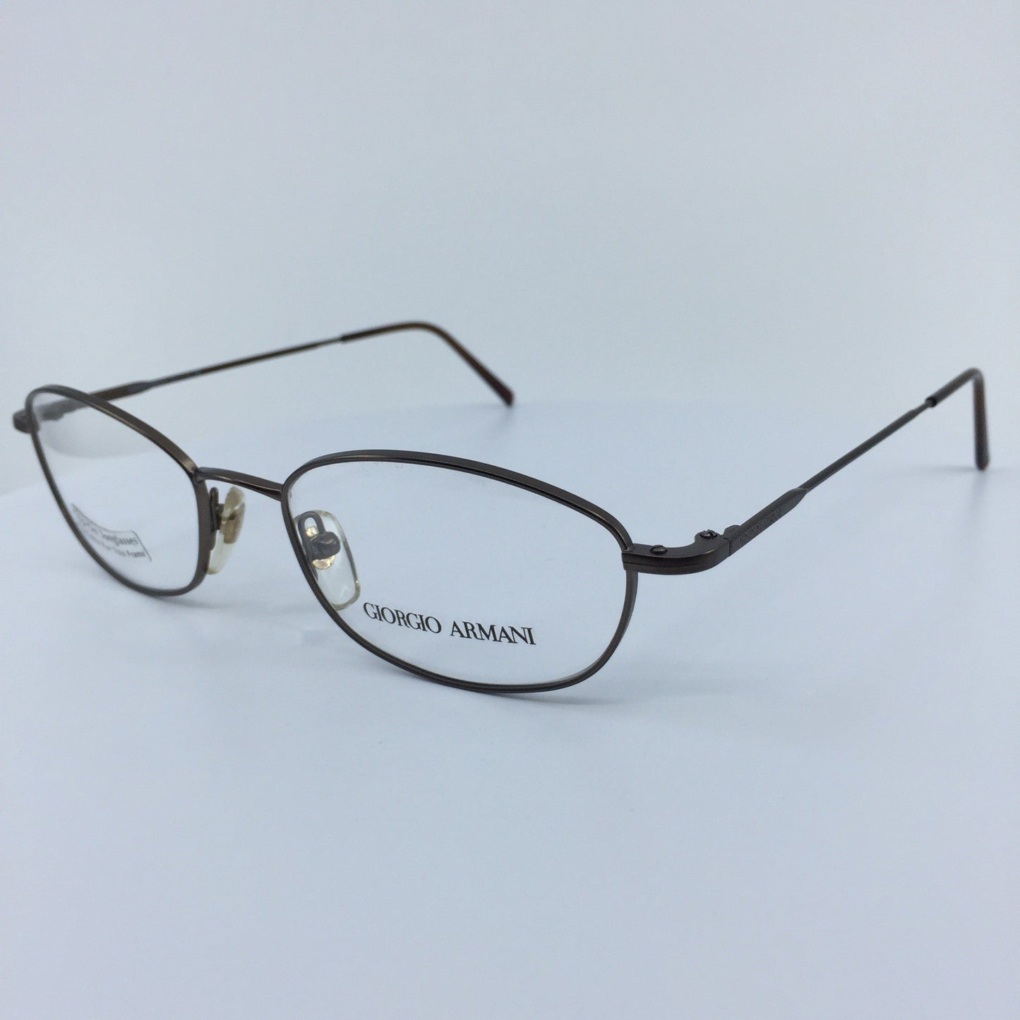 Vintage Giorgio Armani GA 1006 Brown Eyeglasses - Super Vision Optical