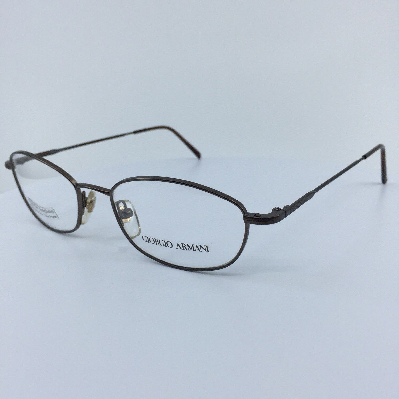 Vintage Giorgio Armani GA 1006 Brown Eyeglasses - Super Vision Optical