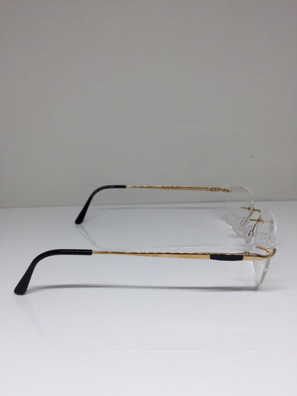 Vintage Daniel Swarovski S065/20 6051 55/21 Gold Eyeglasses - Super Vision Optical