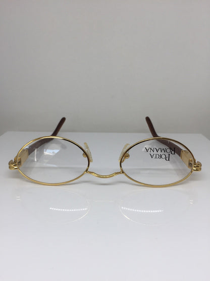Vintage Porta Romana Porta Romana 30 Gold Eyeglasses - Super Vision Optical