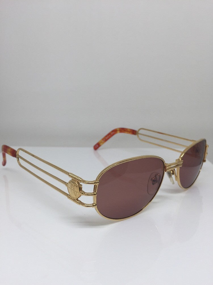 Vintage Jean Paul Gaultier JPG 58-5108 Gold Sunglasses - Super Vision Optical