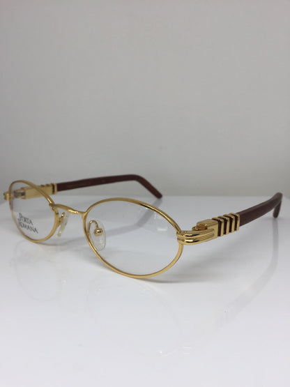 Vintage Porta Romana Porta Romana 30 Gold Eyeglasses - Super Vision Optical